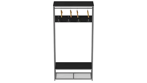 Вішалка модульна підлогова Треліс 15 180x90x38 сірий ДСП Сосна Кембра 16мм FRD-104378 - фото 4