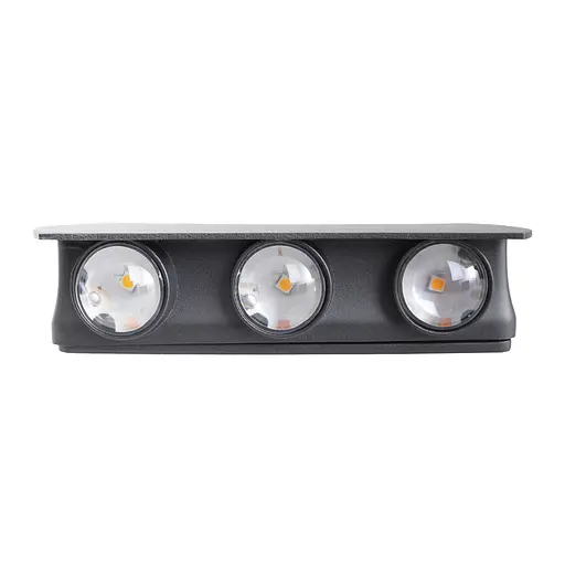 Подсветка фасадная Brille LED 6W WW IP54 BK (AL-614/6) - фото 4