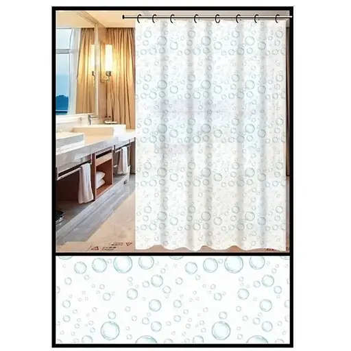 Шторка для ванної ZERIX SCP-003-180x180 ZX5002 - фото 1