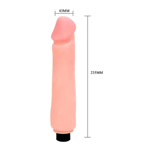 Вібратор Baile Mutlispeed Flexible Vibrator 23.5 см тілесний - фото 4