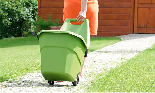 Садовая тележка Prosperplast Load & Go II пластиковая оливковая 85 л - фото 2