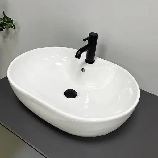 Умивальник VBI Liscia white накладний VBI-015505, Білий - фото 1