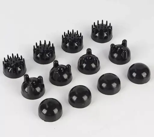 Ручний масажер для всього тіла 716C Вібромасажер (12 насадок) - фото 4