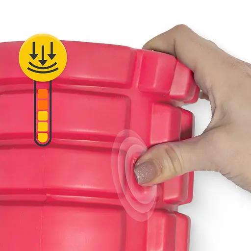 Массажный ролик 4FIZJO 33 x 14 см (валик, роллер) Pink (P-5907739310088) - фото 4