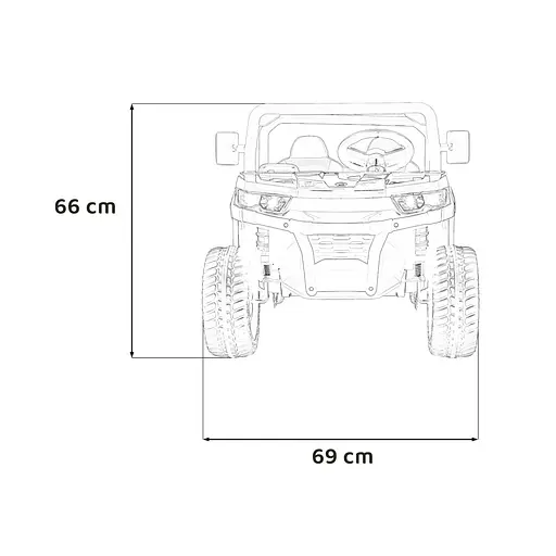 Дитячий електромобіль-вантажівка Ramiz Farmer Truck Speed ​​900 12 В,Black (PA.XMX-623B.CZ) - фото 2