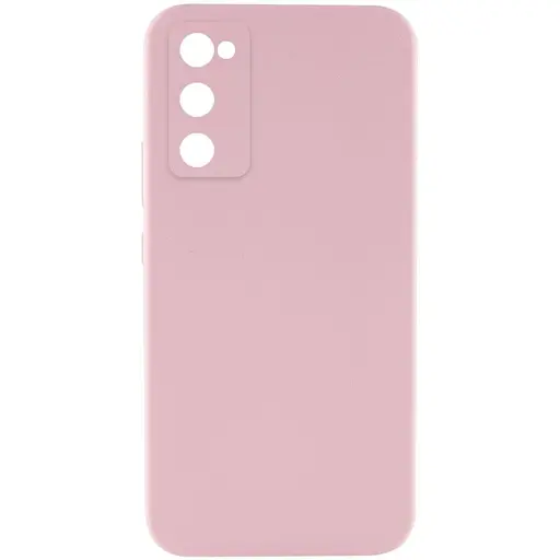 Чохол Silicone Cover Lakshmi Full Camera (AAA) для Samsung Galaxy S20 FE Рожевий / Pink Sand