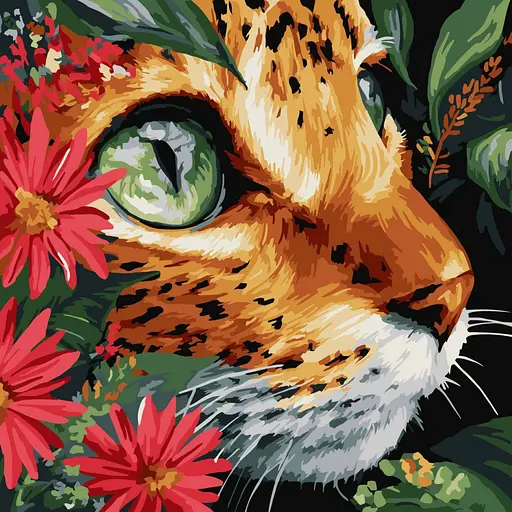 Картина по номерам "Бездонные глаза" ©art_selena_ua Идейка KHO6792, 40х40 см - фото 1