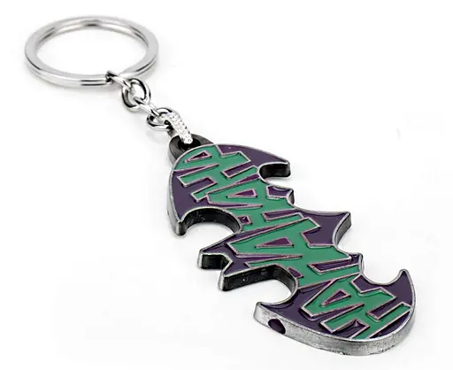 Брелок GeekLand DC Бетмен Batman логотип сміх BN10.019.571 - фото 1