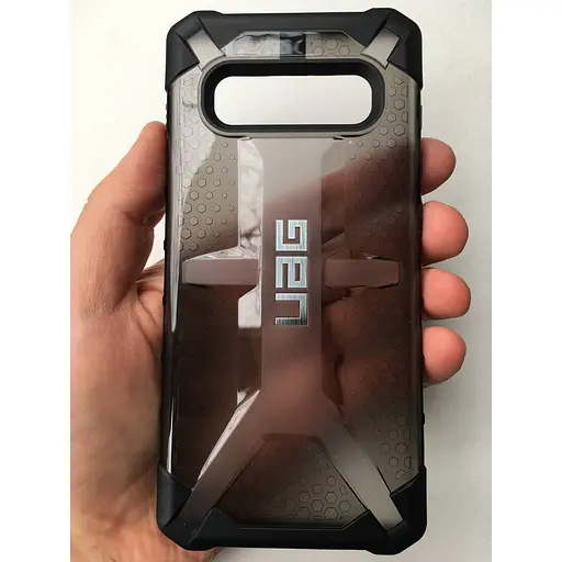 Оригинальный противоударный чехол UAG Plasma для Samsung Galaxy S10 Plus (6.4") Ash 211353113131 - фото 11