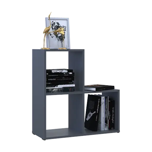 Стеллаж Doros Степь 2х2 Графит открытый 69х28.8х71.4 (41516157) - фото 5