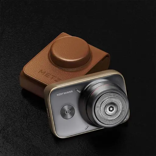 Електробритва Metz Camerist Shaver titanium gold with Bag (MZDF013) - фото 2