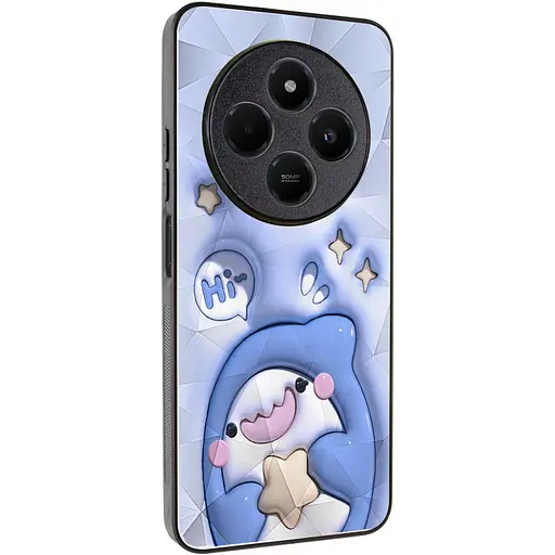 Чехол Epik TPU+PC Prisma Fluffie для Xiaomi Redmi 14C/Poco C75 Shark - фото 1