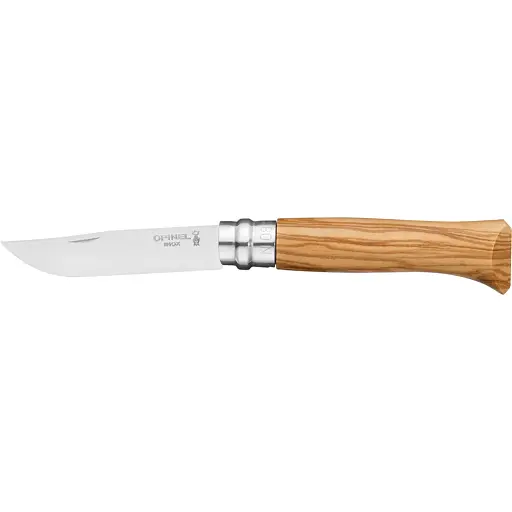 Нож Opinel №8 Inox. Рукоятка – оливковое дерево