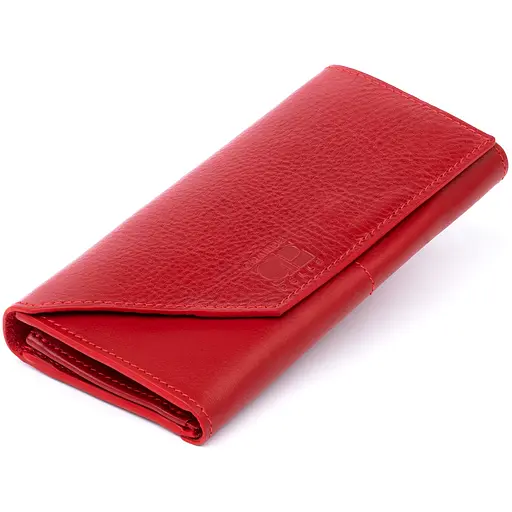 Женский кожаный кошелек-клатч Grande Pelle 20х10х2.5 см acs0015920 - фото 1