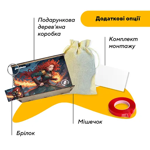 Пазл деревянный Аниме Огненный Кулак, А2, Деревянная коробка 300+ элементов - фото 5