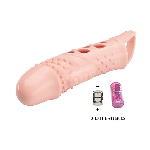 Насадка на пенис Pretty Love Penis Sleeve Cecelia 18.5 см телесный - фото 4