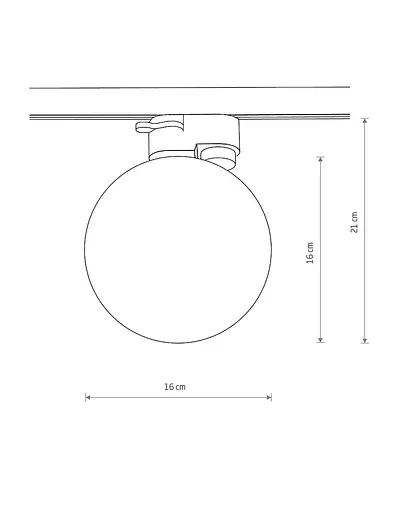 Трековый светильник Nowodvorski 11298 Profile Snowball G9 1x12W IP20 черный - фото 7