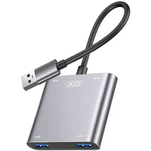 Адаптер - док-станція XO Hub012А 4-in-1 Usb Multifunctional docking station - фото 1