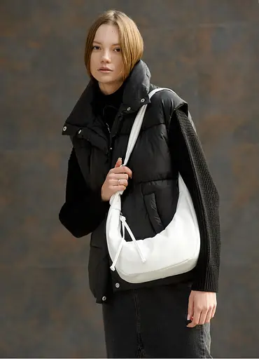 Женская сумка Sambag HOBO S белый 30 х 13 х 8 см (53100008) - фото 2