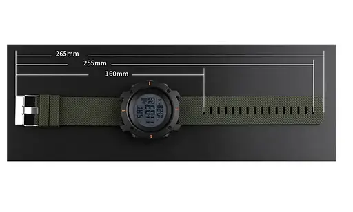 Чоловічий спортивний годинник Skmei 1213 dekker (Зелений) - фото 8