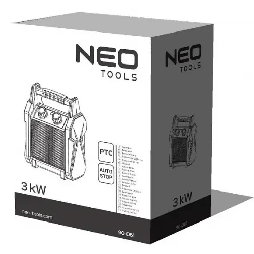 Тепловентилятор Neo Tools 3 кВт (90-061) - фото 7