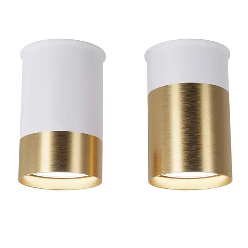 Точковий спот BP Black/White Gold PikArt арт. 25584 Золотий/білий 1 - фото 2