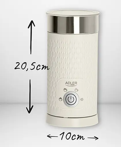 Спінювач молока - спінювання та підігрів Adler AD 4495 латте та капучіно - фото 8