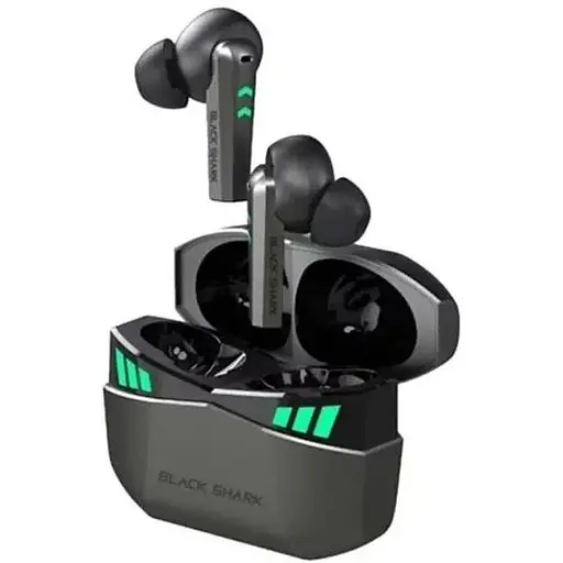 Навушники бездротові ігрові Black Shark Lucifer T2 чорні із зеленим - фото 1