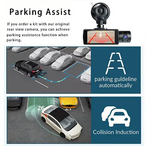 Автомобильный видеорегистратор D-310 (2 камеры) Wi-Fi Full HD - фото 7