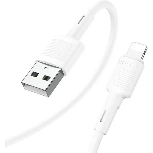 Кабель Hoco X83 iP Victory зарядный кабель для передачи данных Белый