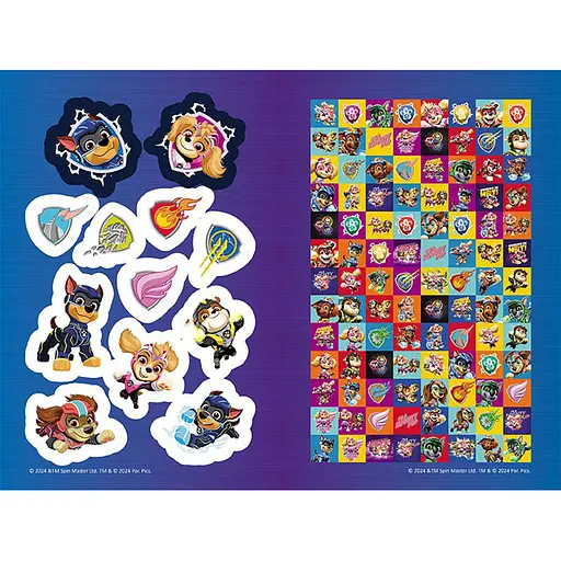 Цветные приключения с наклейками Суперспособности щенков 237005 Щенячий Патруль - фото 2