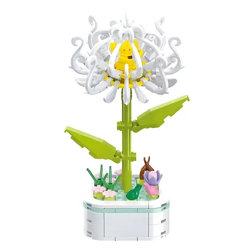 3D конструктор Flowers Хризантема на 201 деталь (25-118)