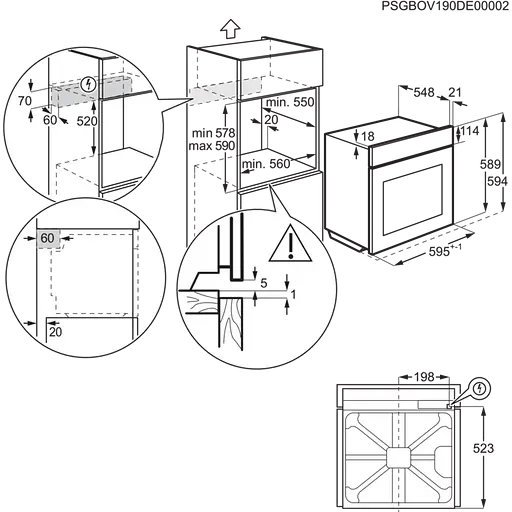 Духова шафа Electrolux EOC8P39WX - фото 9
