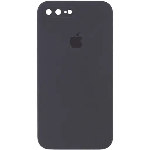 Чохол Epik Silicone Case Square Full Camera Protective AA для Apple iPhone 7 plus/8 plus 5.5 Сірий/Dark Gray - фото 1