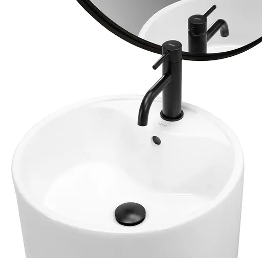 Умивальник Rea Anya підлоговий білий REA-U6503, Білий - фото 7