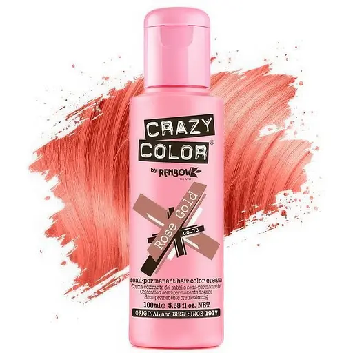 Тінт-фарба для волосся Crazy Color відтінок 73 рожеве золото 100 мл