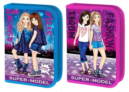 Пенал Super Model Kidis, одинарний, 7454 (В асортименті) - фото 2