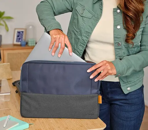 Чехол для ноутбука Lisboa Sleeve 16”, синий Trust teh0014393 - фото 6