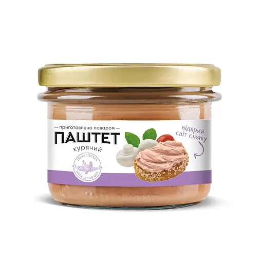 Паштет курячий з грибами Шеф-повар, 200г - фото 1