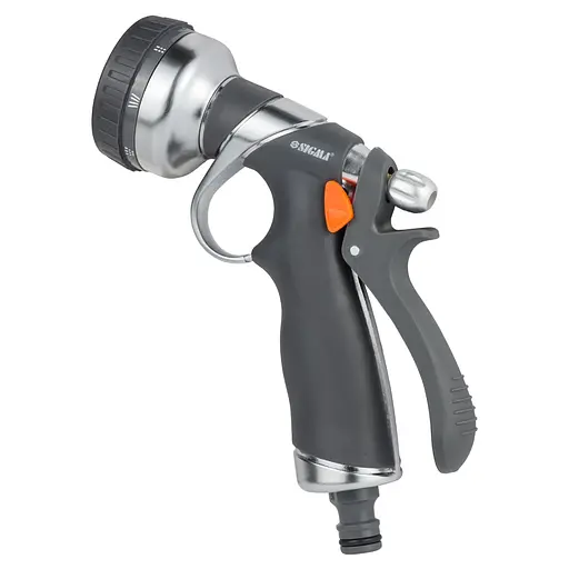 Пистолет-распылитель Flora 8-ми режимный (AL+TPR) (5011314) - фото 4