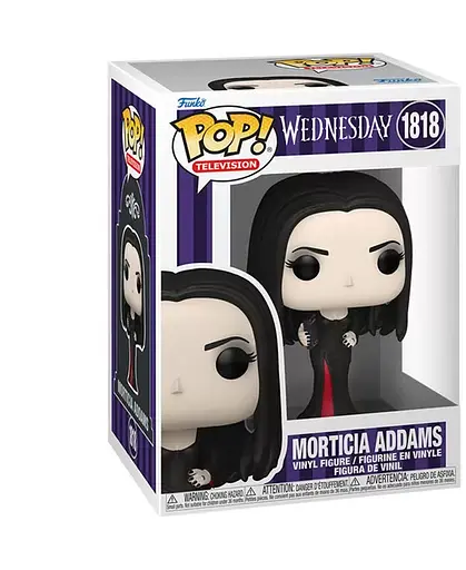 Фигурка Funko Pop Уэнсдей Мортиша Аддамс Wednesday Morticia Addams 10 см FP W MA 1818 - фото 2