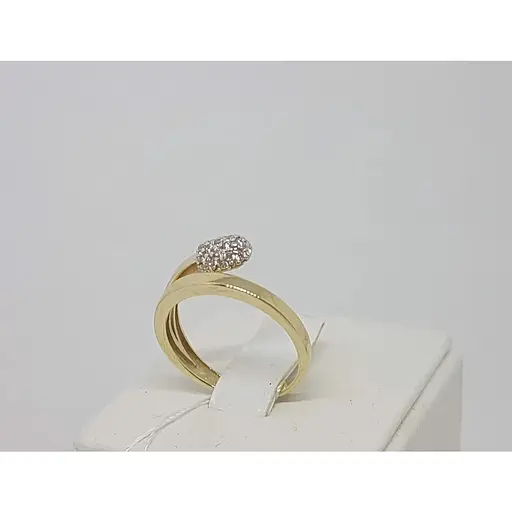 Золотое кольцо Империя золота Спичка с фианитами. КВ1335ЛИ 17 - фото 5