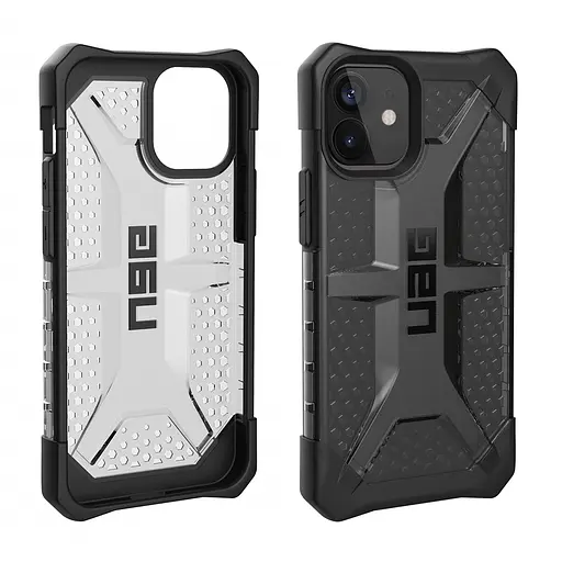 Оригинальный противоударный чехол UAG Plasma для iPhone 12 Mini (5.4") Ash 112343113131 - фото 8