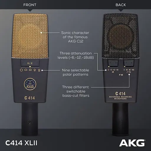 Мікрофон AKG C414 XLII (3059X00060) - фото 5