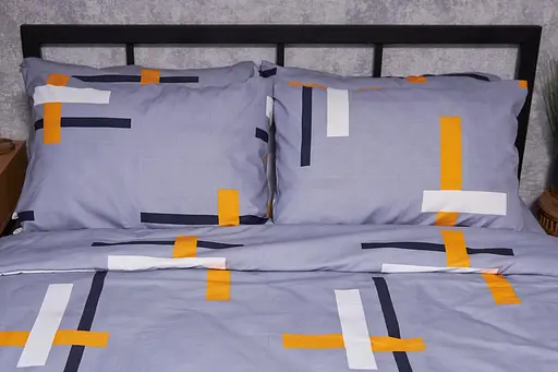 Комплект постільної білизни Moon&Star Полісатин Premium Marigold сімейний 2х143х210 см наволочки 2х70х70 см - фото 2