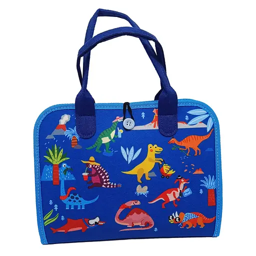 Дитяча розвивальна сумочка-логіка Bambi XX45285-3 тактильні, розвивальні вправи, з фетру - фото 1