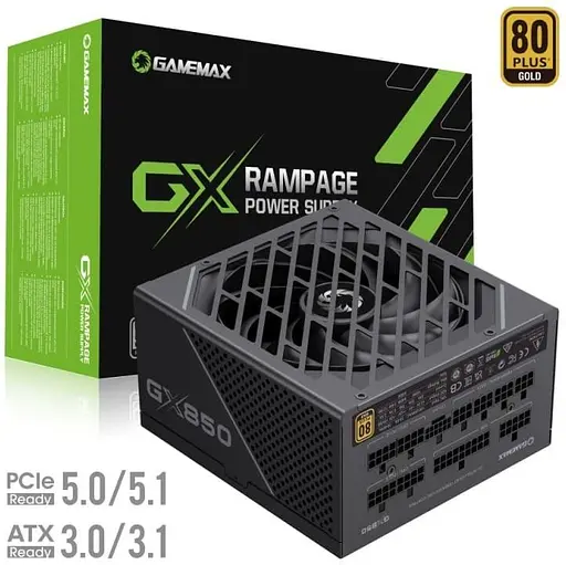 Блок живлення GameMax GX-850 PRO ATX 3.1 850W 80+ Gold (GX-850 PRO BK(ATX3.1PCIe5.1)) - фото 10