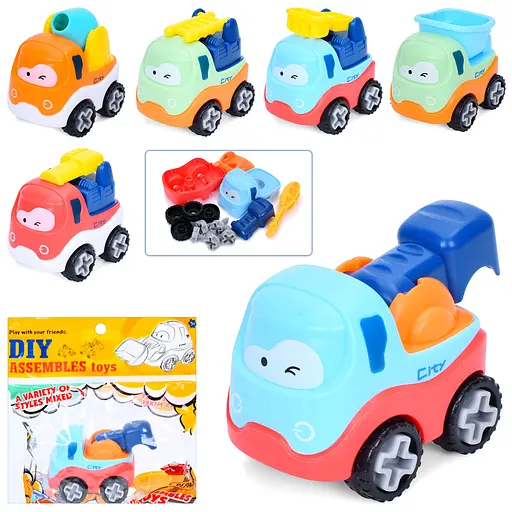 Конструктор на шурупах, строительная техника, 6.5 см, в пакете, 15x16x5 см (в ассортименте) - фото 2