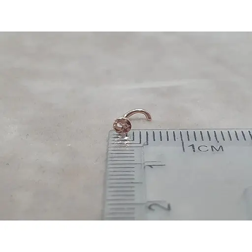 Золота сережка-пірсинг Favoritum в ніс. 310118_А - фото 6