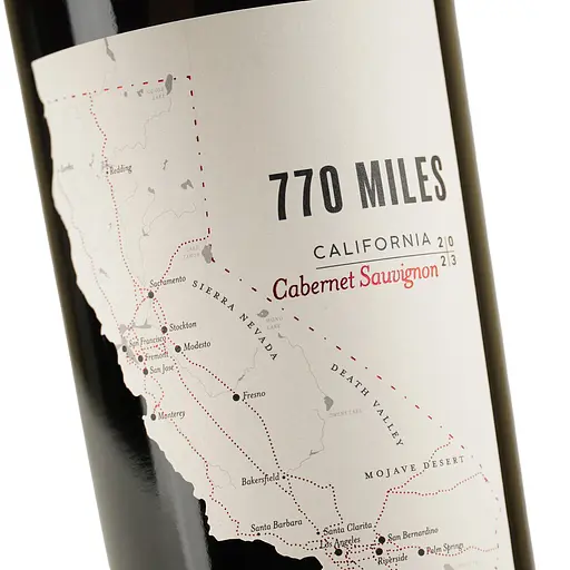Вино Каліфорнія 770 MILES Каберне Совіньон червоне сухе 0.75 л - фото 5